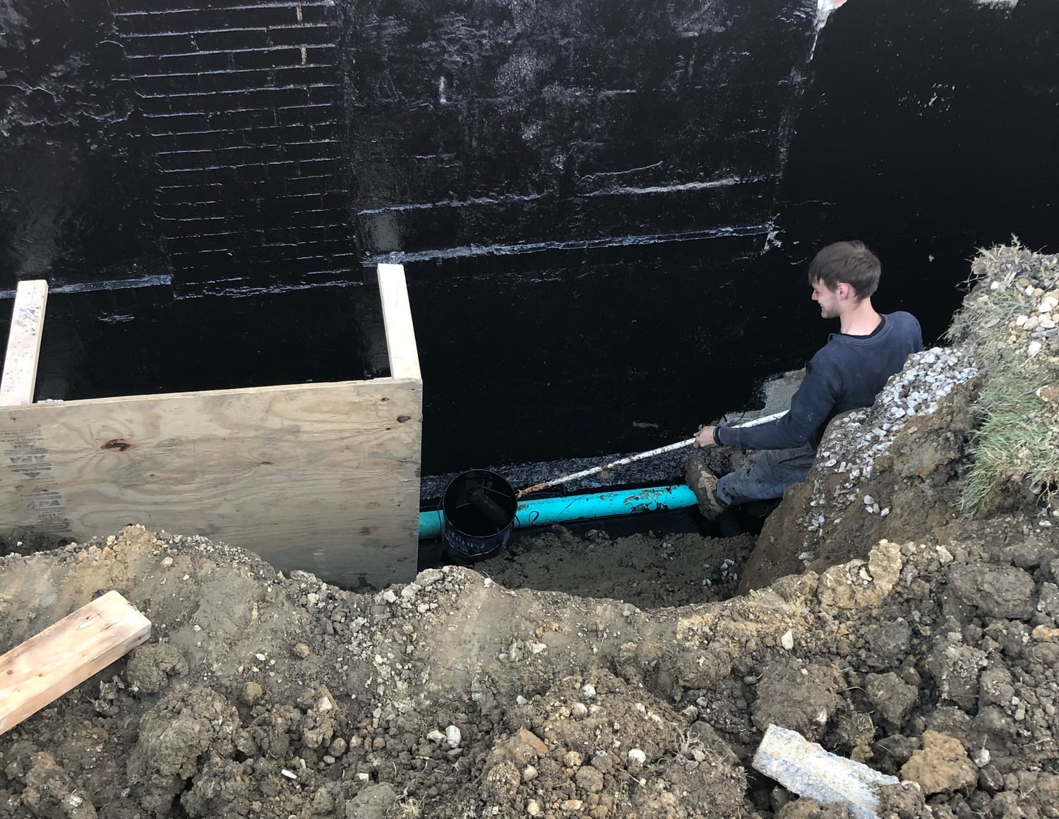 Foundation drainage and waterproofing by Mason One, Rocky River OH